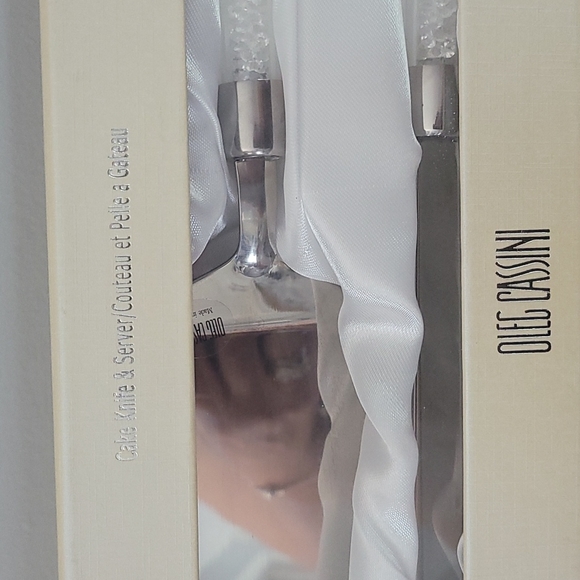 Oleg Cassini Cake knife & Server - Picture 6 of 11